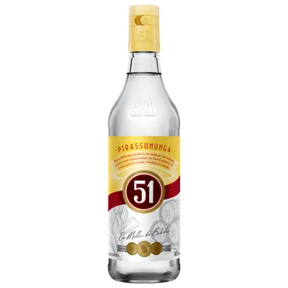 Cachaça Tradicional 51 Garrafa 965ml