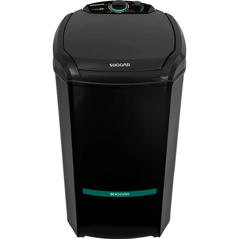 Lavadora de Roupa Semi-Automática Suggar Lavamax Eco 20 KG Preto