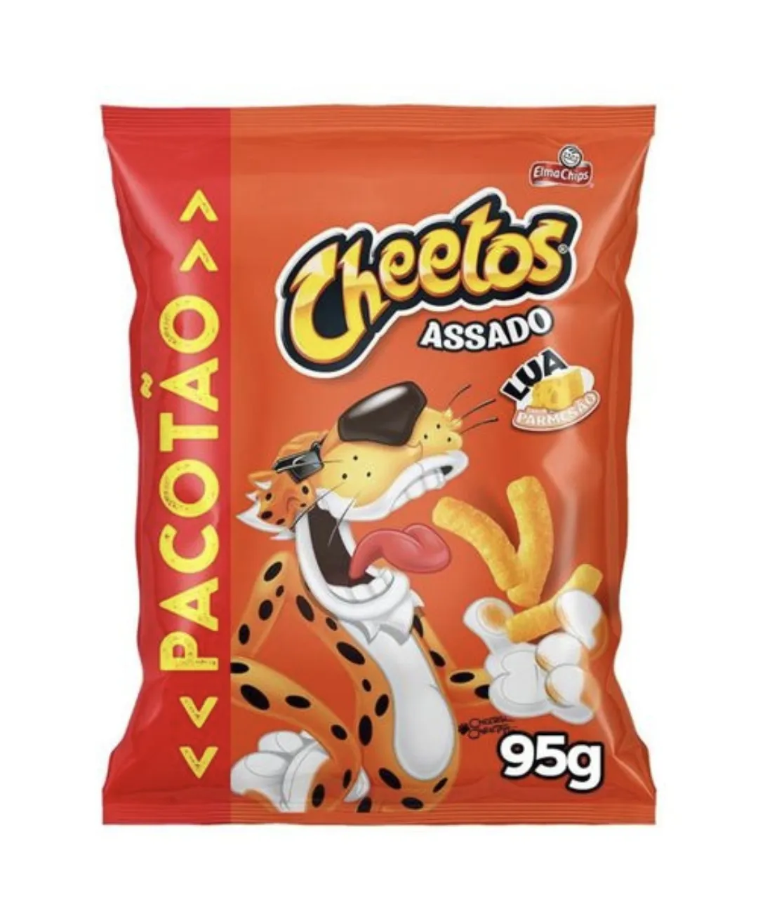 [R$5,94 Cada] 2X Salgadinho Cheetos Lua Parmesão Elma Chips 95g