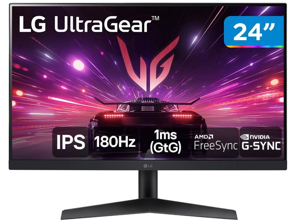 [Magazine Luiza/Moedas] Monitor Gamer 180Hz Ultrawide 1ms LG 24GS60F-B.AWZM 24" Full HD IPS HDMI DisplayPort FreeSync 24GS60F-B