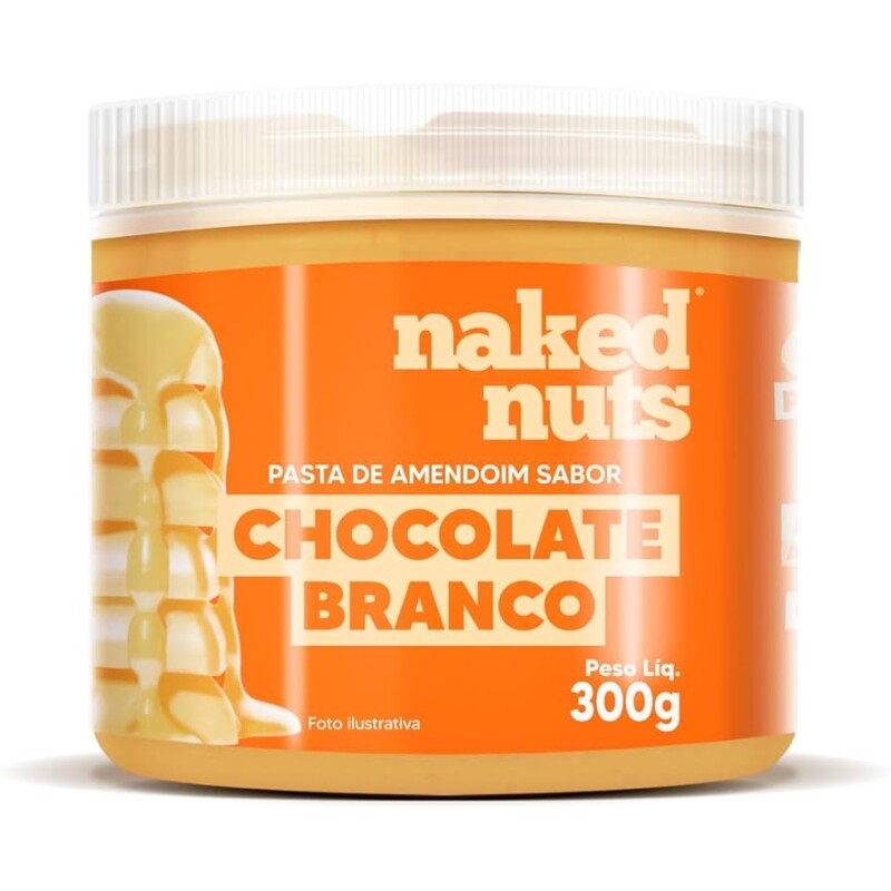 Naked Nuts Pasta De Amendoim Com Chocolate Branco (300G)