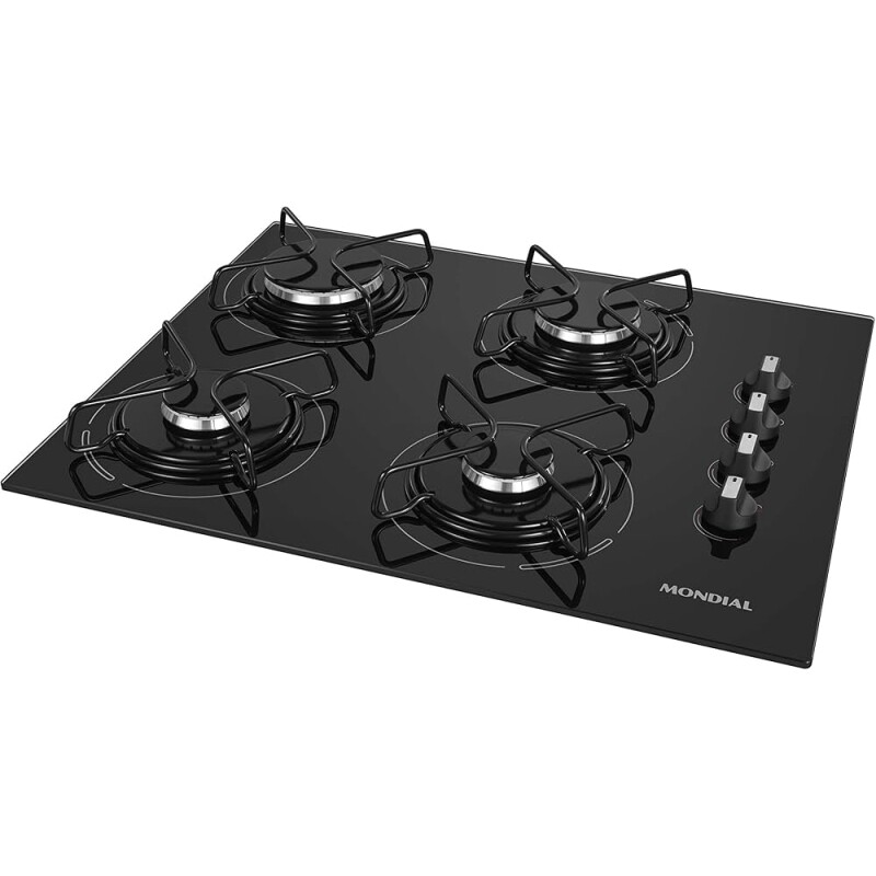 Cooktop À Gás Mondial 4 Bocas Bivolt - CTG-01