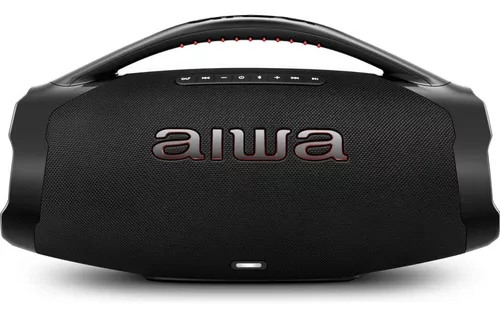 Caixa de Som Bluetooth Boombox Plus AIWA AWS-BBS-01B Ativa Portátil 200W