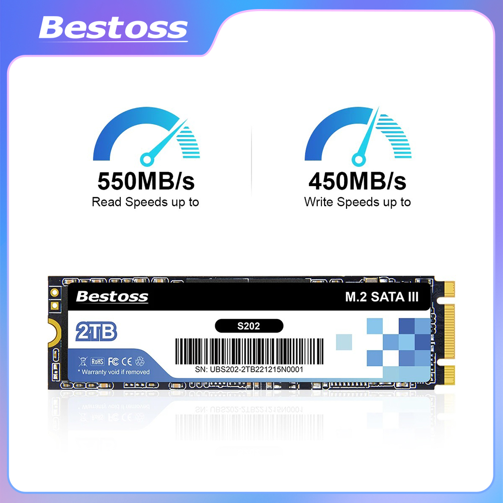 [Taxa Inclusa/Moedas R$98] SSD M2 SATA BESTOSS 512GB 540MB/S