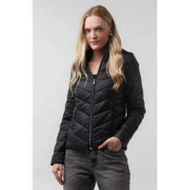 Jaqueta Puffer Feminina com Touca