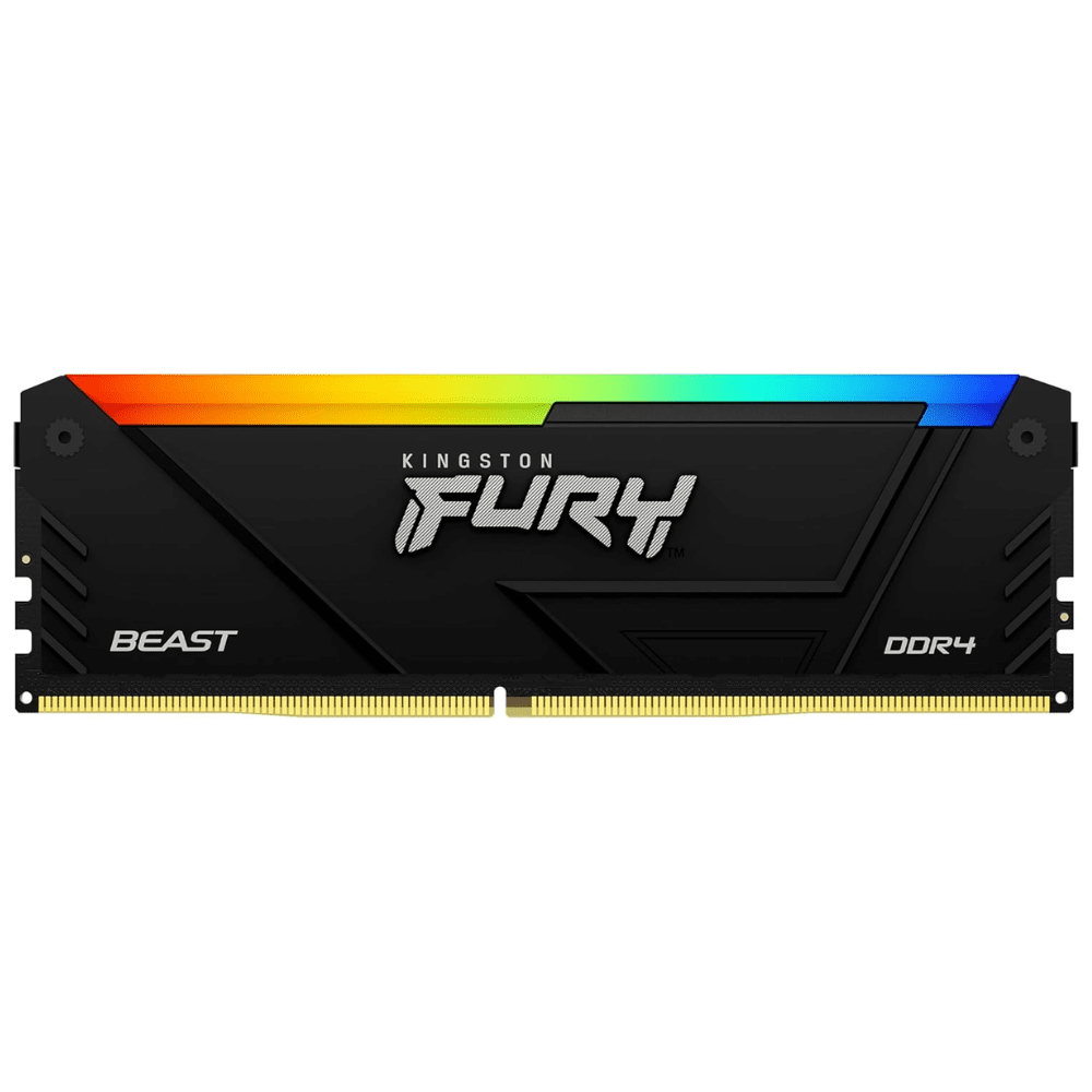 Memória Kingston FURY Beast, 32GB, DDR4, 3200MHz, CL16, RGB, KF432C16BB2A/32