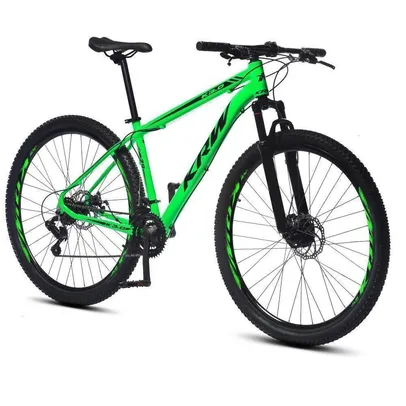 Bicicleta aro 29 KRW Alumínio 24 Vel Marchas Freio a Disco Suspensão dianteira Mountain Bike X32