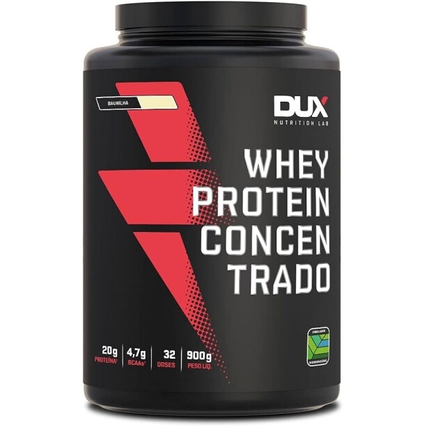 Whey Protein Concentrado Pote (900G) - Sabor Cookies Dux Nutrition DUX Nutrition