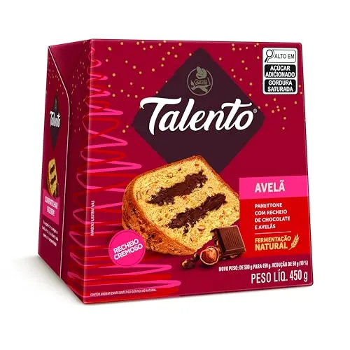 Panettone TALENTO Avelã 450g