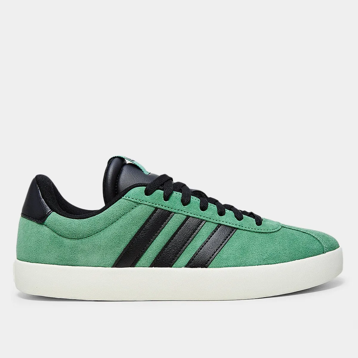 Tênis Adidas Vl Court 3 0 Camurça Masculino - Verde+Preto