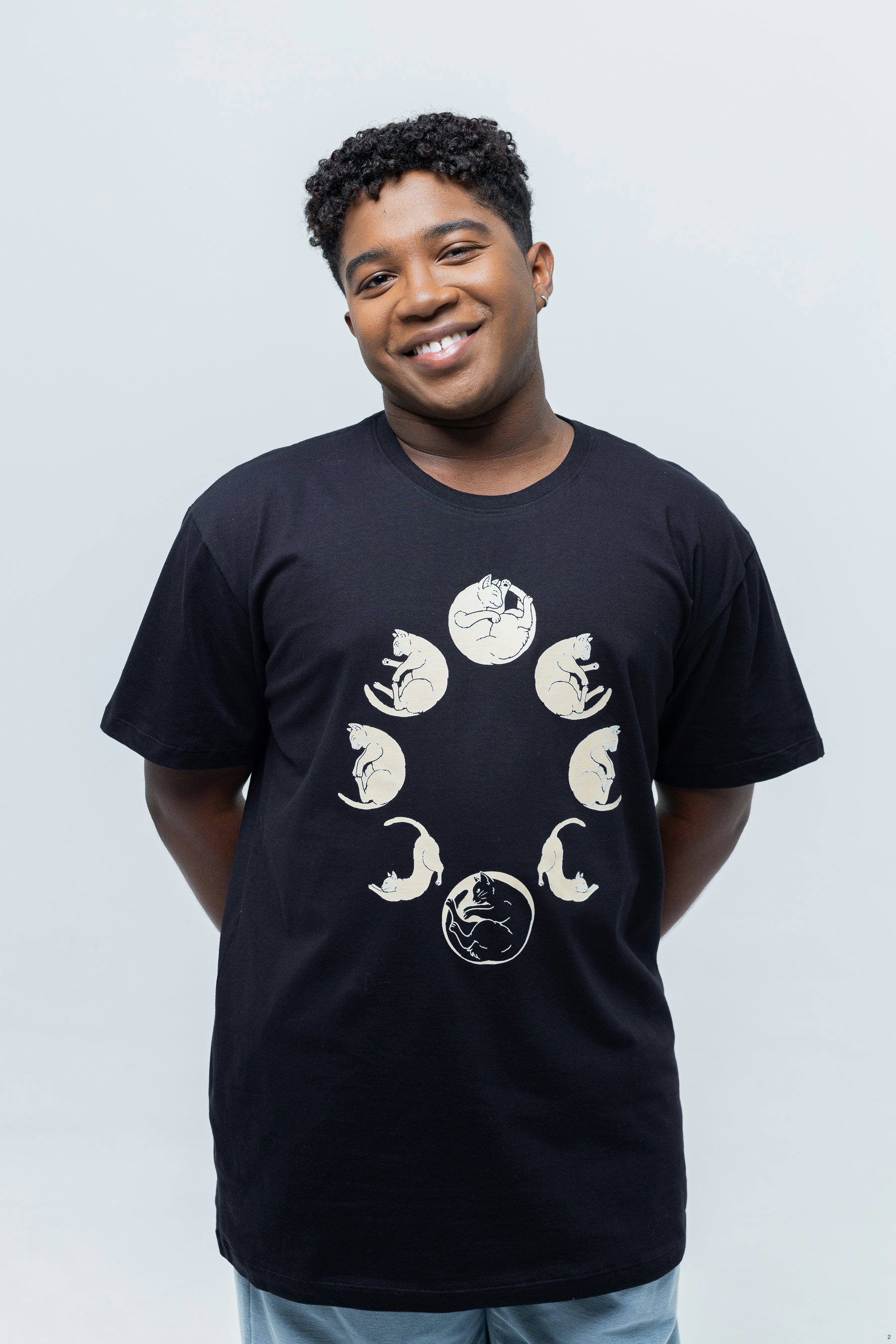 Camiseta Meow Circle - Chico Rei