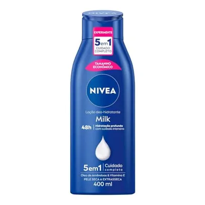 [+ por - R$11,49] NIVEA Hidratante Milk Pele Seca - 400ml