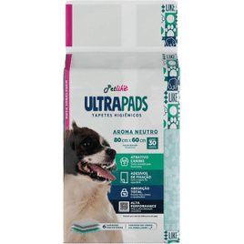 Tapete Higiênico para Cães Ultra Pads Aroma Neutro 80cmx60cm - 30 Unidades