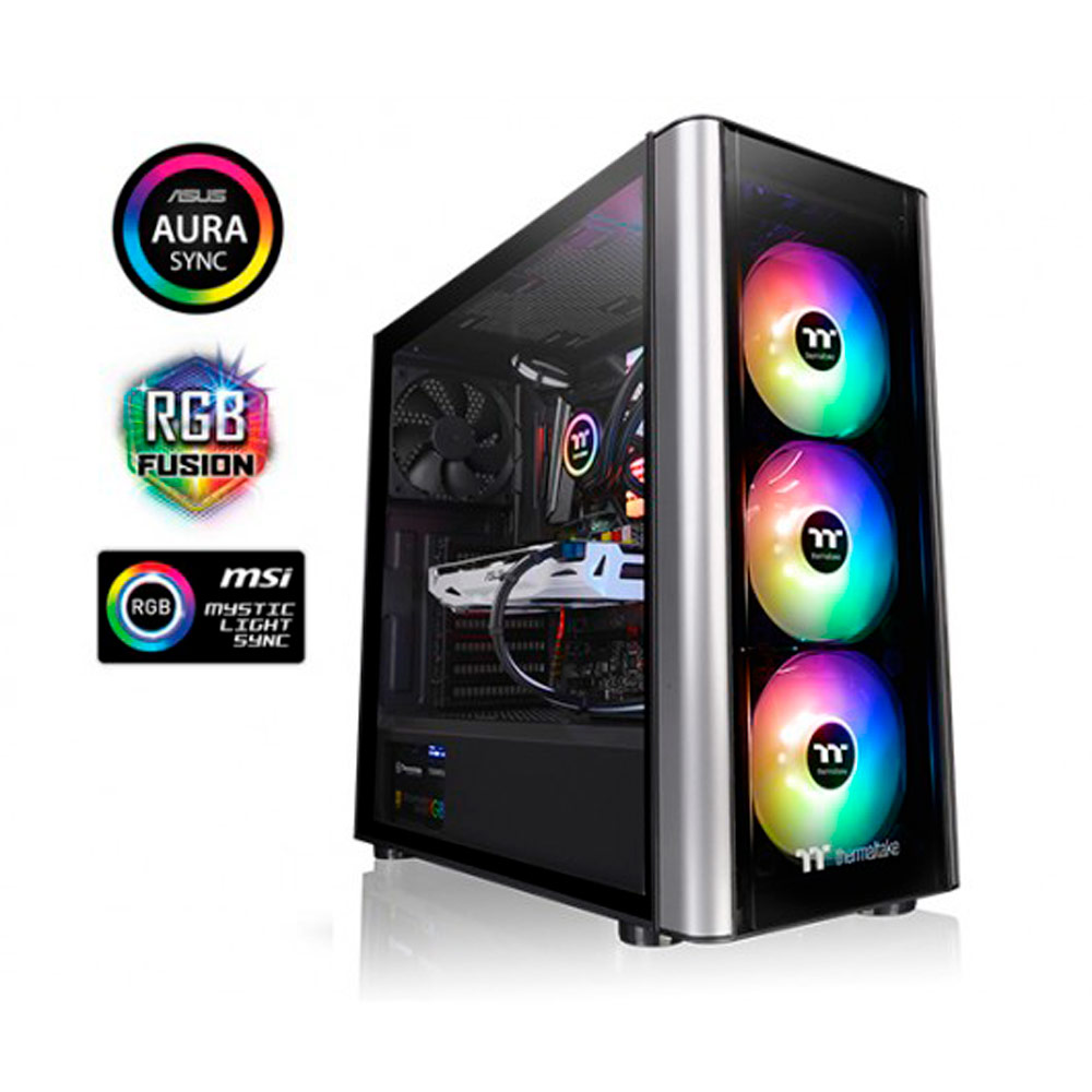 Gabinete Thermaltake Level 20MT Argb/Bk/Win/Spcc/T.Glass*4 - CA-1M7-00M1WN-00 (Open Box)