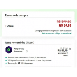 Premium com VPN - 2 Anos em 5 Dispositivos