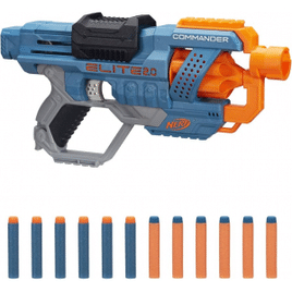 Lançador em plástico NERF Elite 2.0 Commander RD-6