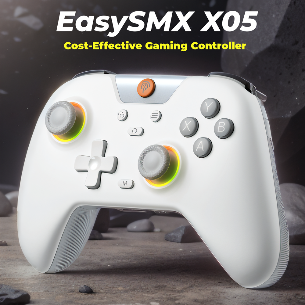 [Taxa Inclusa]EasySMX X05 controle Gamepad Sem Fio com Bluetooth, Dongle, Com Fio para PC/Celular/Switch/ Steam Gamer, Efeito Hall - AliExpress 44