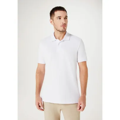 [Com Cashback Pelando R$ 35] Camisa Polo Hering Básica Manga Curta Em Piquet Masculina