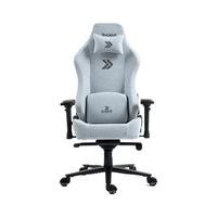 Cadeira Gamer KBM! Gaming CG700 Cinza Tecido Até 150 kg Apoio de Braço 4D Com Almofadas Descanso Para Pernas Retrátil