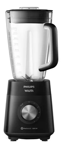 Liquidificador Philips Walita Série 5000 1200W Ri2240 3 Litros 12 Velocidades Jarra San Preto