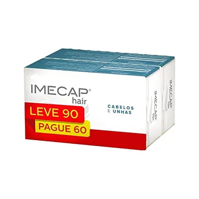 [ PRIME ] Leve 90 e Pague 60 Imecap Hair Kit 90 cápsulas - Vitaminas para Cabelos e Unhas com Biotina