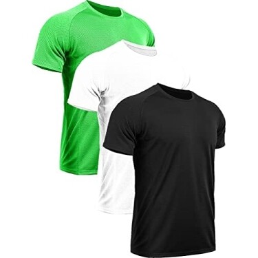 Kit com 3 Camisetas Masculinas Dry Fit Básicas Academia Treino Exercício - Slim Fitness