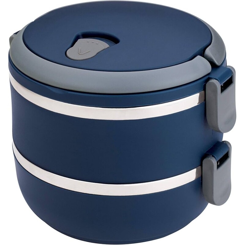 Marmita dupla Lunch Box Azul LB1234-AZ Euro Home