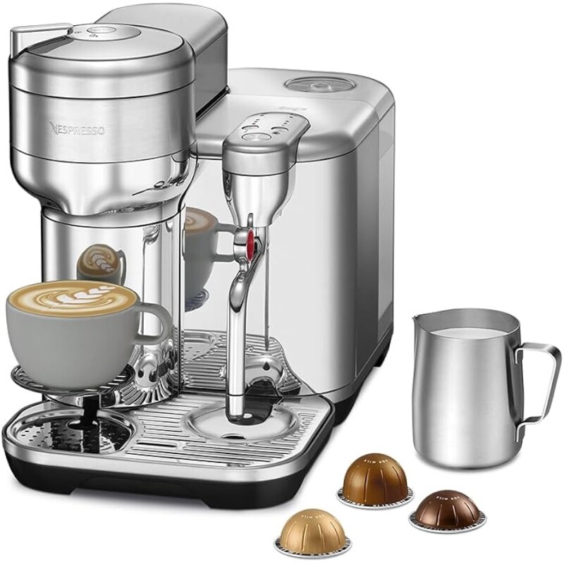 Nespresso Cafeteira Vertuo Creatista Aço Inoxidável 110V