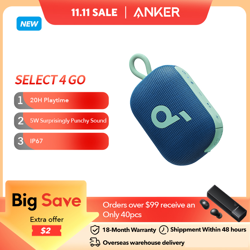 Alto-falante Bluetooth Anker Soundcore Select 4 Go