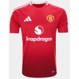 Camisa Adidas Manchester United Home 24/25 s/n° Torcedor Masculina