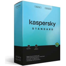 Antivírus Kaspersky Standard 1 Ano 5 Dispositivos