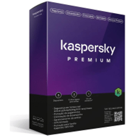 Antivírus Kaspersky Premium com VPN 1 Ano 3 Dispositivos