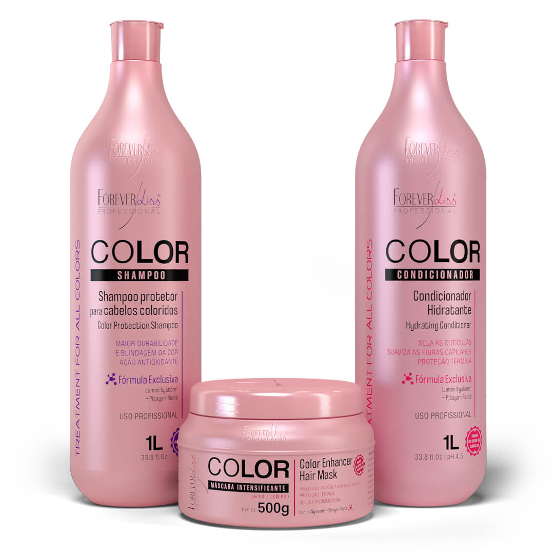 Kit Shampoo e Condicionador e Máscara - Forever Liss