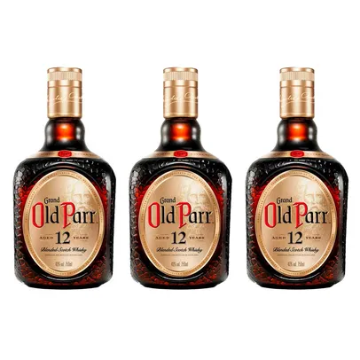 [R$80 a unidade] Whisky Old Parr 750ml 3 Unidades