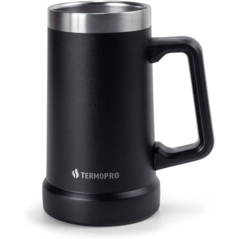 TERMOPRO Caneca Térmica para Cerveja 709ml Preto