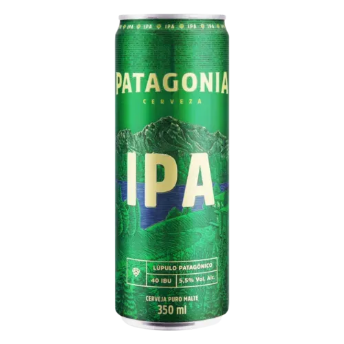 Cerveja IPA Puro Malte Patagonia Lata 350ml