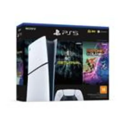 Console PlayStation 5 Slim Sony, SSD 1TB, Edição Digital, Com Controle Sem Fio DualSense, Branco + 2 Jogos Digitais