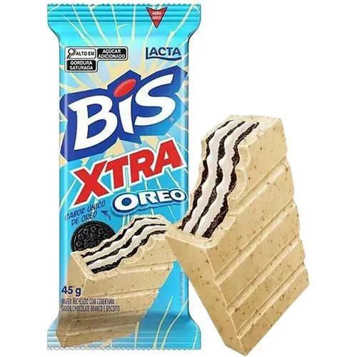 [Leve 5/Cada R$1,59] Bis Xtra Chocolate Oreo 45g