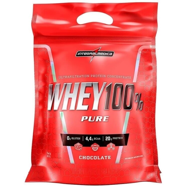 Whey 100% Pure 900g Pouch Integralmedica - Chocolate