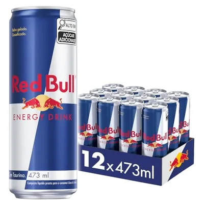 [REC] Pack de 12 Latas Red Bull Energético, Energy Drink, 473 ml