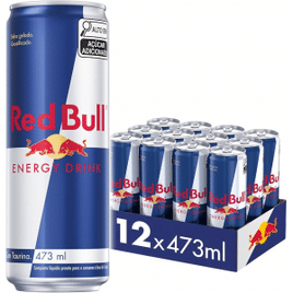 Pack de 12 Latas Red Bull Energético Energy Drink 473 ml