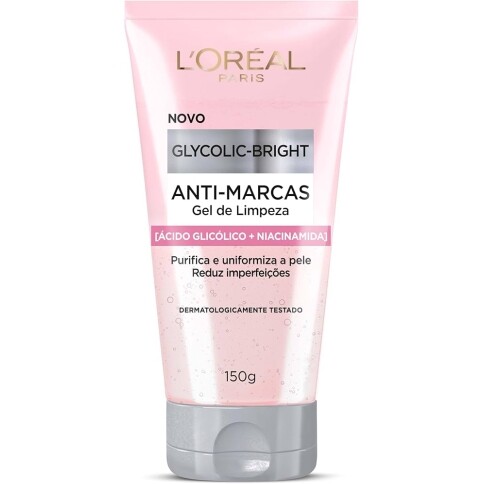 Gel de Limpeza Anti-Marcas Glycolic-Bright 150g - L'Oréal Paris