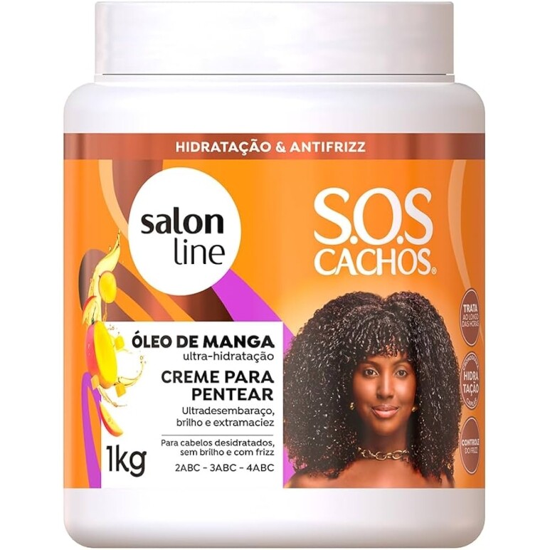 Creme de Pentear S.O.S Cachos Óleo de Manga - Salon Line