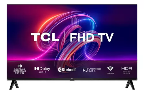 Smart TV TCL S5400A 40" LED FHD HDMI e USB Bluetooth Wi-Fi Android Dolby Áudio HDR - 40S5400A