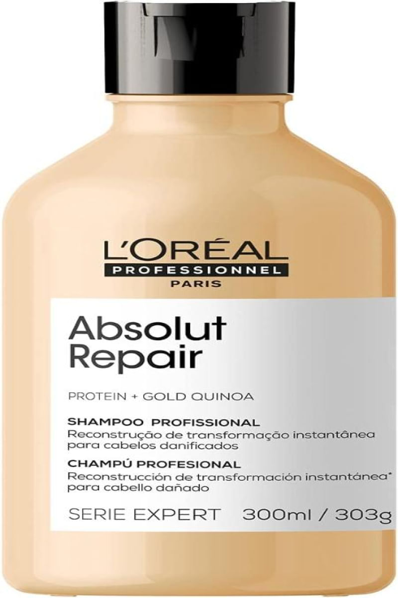 Shampoo L'Oréal Professionnel Absolut Repair Gold Quinoa + Protein 300ml