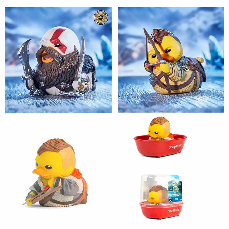 [tx inclusa] Tubbz Original Estatua Patos Kratos e Atreus (Kratoquack e Atreduck)"God of War Ragnarok Kratos