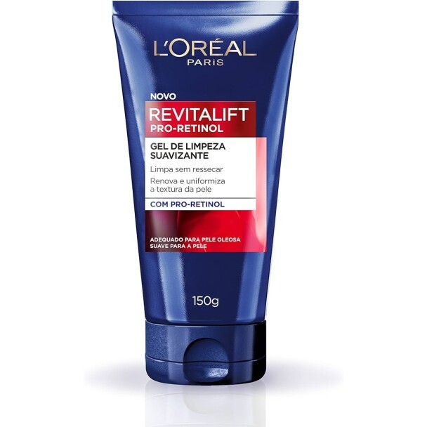 L'Oréal Paris Gel de Limpeza Facial Suavizante com Pro-Retinol Revitalift 150g