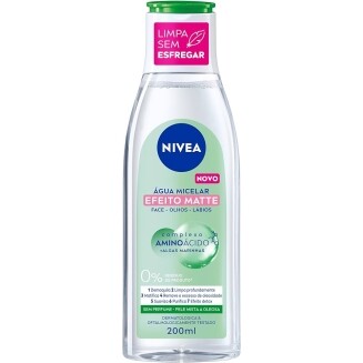 NIVEA Água Micelar Solução de Limpeza Facial 7 em 1 Efeito Matte 200ml - Fórmula poderosa com efeito matte que ofere