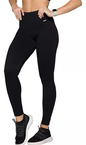 Calca Legging Selene Fitness Academia sem Costura Cos Alto