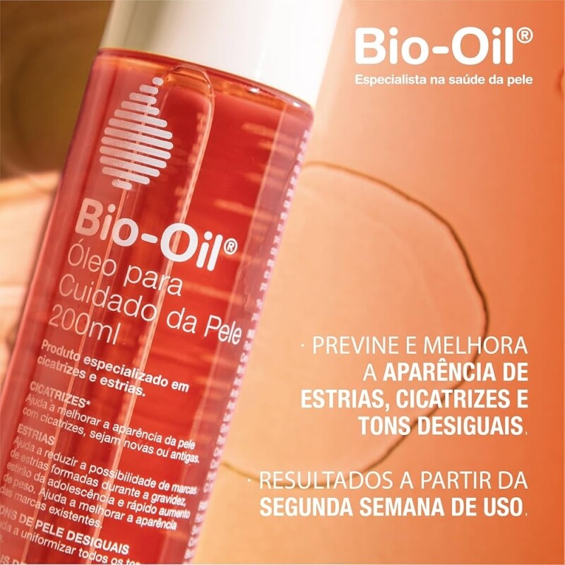 kit 2 Bio Oil Oleo Corporal C/Purcellin Oilâ 200ml Bio Oil